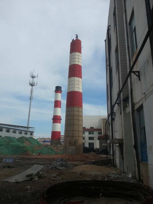 广东40米砖瓦厂烟囱新建改造联系我们*