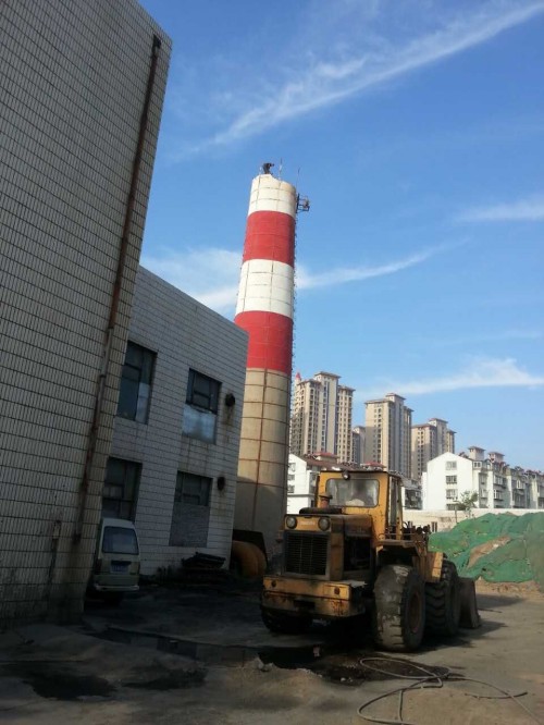 广东30米红砖烟囱刷航标色环免费咨询*